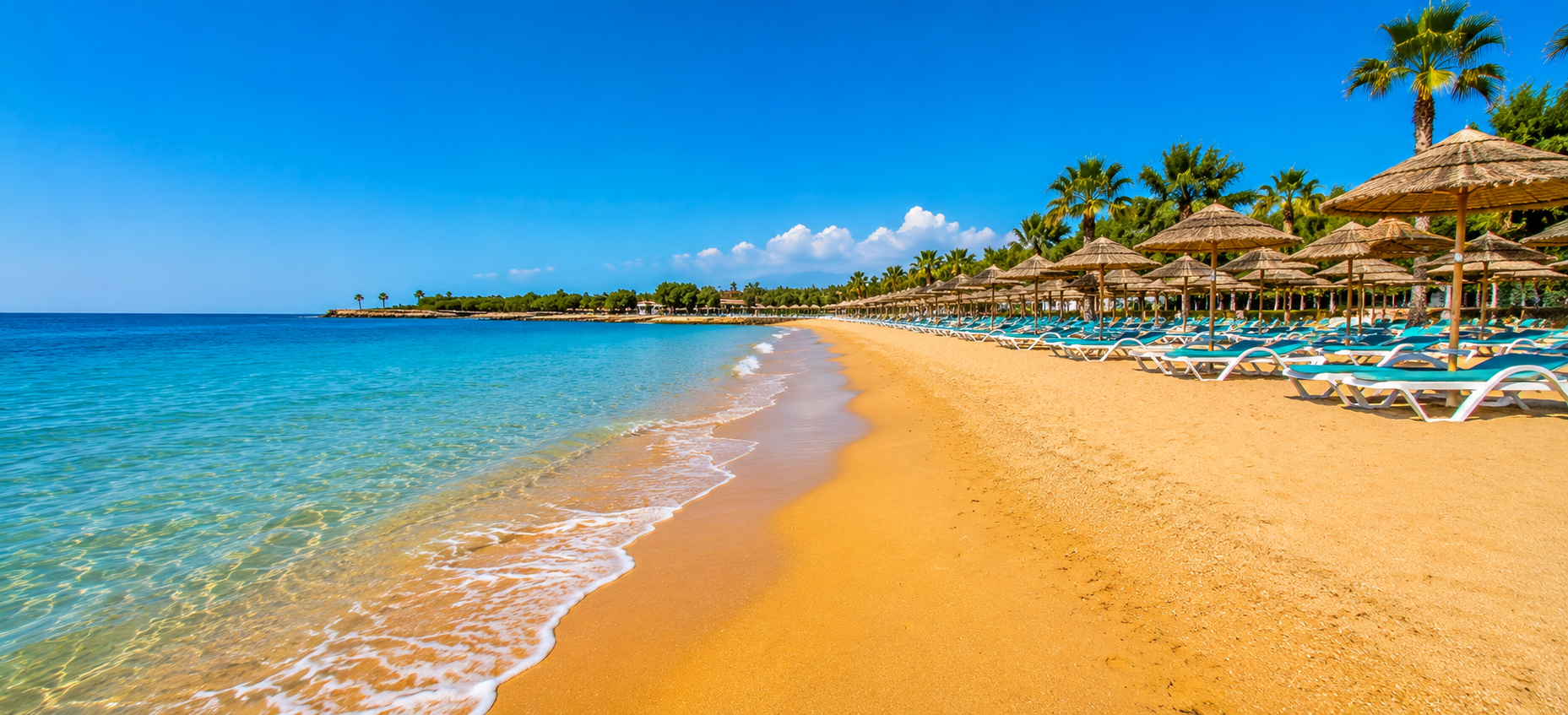 Side Ost Beach in Side, Türkiye