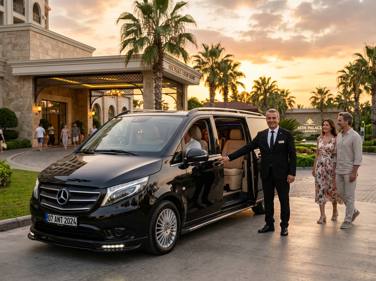 Professioneller Chauffeur Service in Side